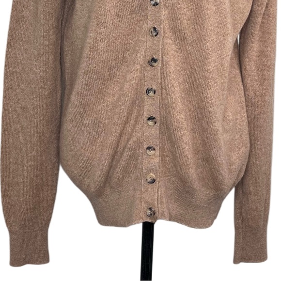 KHAITE Amelia Camel 100% Cashmere Sz S Cardigan - Picture 4 of 15